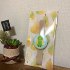 作品ランチベルト くるみボタン 小鳥