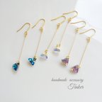 作品♡triangleピアス （イヤリング）