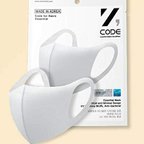 作品ジーコード(Z-CODE)  防臭 冷感 速乾 UVカット 洗濯可 機能性マスク × ３枚