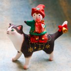 作品お使いネコさん《クリスマスのこねこ》