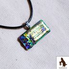 作品Dichroic glass pendant ダイクロガラスのペンダント（KL000010）