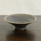 作品陶器　青銅マットのお皿