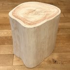 作品Hinoki Wood Stool No.631