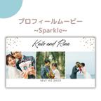 作品プロフィールムービー　テンプレート　ウエディングムービー　結婚式　DIY　iphone　sparkle　自作