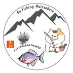 作品魚ステッカー　猫の又三郎　日淡シリーズ　ニッポンバラタナゴ