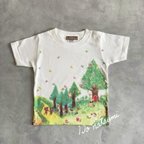 作品こぶたのメアリ　森の春Tシャツ