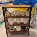 作品ミニチュア　食器棚