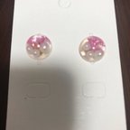 作品レジンピアス