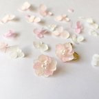 作品春色＊紫陽花ピアス/イヤリング 16KGP