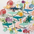 作品gisel様専用✴︎ダイカット◇海の生き物　いろいろ100枚 