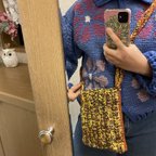 作品crochet colorful bag