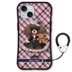 作品スマホケース  トイプードルオリジナルキャラクター(NANA)iPhone15/iPhone15pro/iPhone15plus等