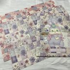 作品【D-76】デザインペーパー　Patchwork paper１