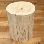 作品Hinoki Wood Stool No.632