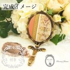 作品 【レシピ付き】アンティーク折畳みハンドミラーキット（オーバル）2