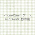 作品オーダー　iPhone12miniケース　aru10-ni10様専用