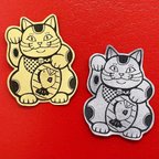 作品【年賀状やポチ袋に！】まねきねこしーる