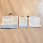 作品●入園・入学●   ハサミ♡手さげバッグ&上ばき入れ&体操服入れ　