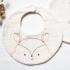 作品名前入れ⑅選べる刺繍⑅りすさんスタイ