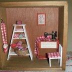 作品doll  house  sewing room