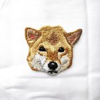 作品【オーダー品】柴犬の刺繍ブローチ