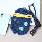 作品3兄弟スマホポシェット Blue