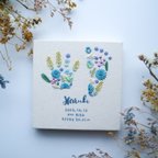 作品『春のお花畑デザイン』blue ver Eri-s工房認定baby刺繍