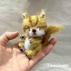 作品小さい リスくん ハンドメイド テディベア Tamubear