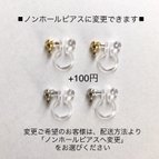 作品 樹脂製ノンホールピアスへの変更について