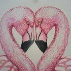 作品Hawaii   Heart    Flamingo   B4