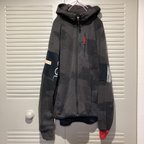 作品BATTLE HOODIE 2 ▶︎ スウェット・トレーナー・パーカー・ジップパーカー・フード・フーディー・ミリタリー・迷彩