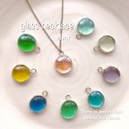 作品ガラスの雫☆necklace（clear）