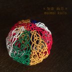 作品タティングレースの紙風船 〜tatting balloon