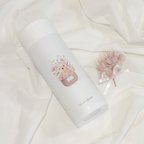 作品[350ml] くまちゃんステンレスボトル Flower