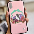 作品衝撃に強い iPhoneケース 可愛いスマホケース 猫のスマホケース Rei Kumagai