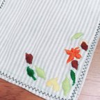 作品刺繍入りコースター