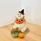 作品【再販】しろくま貯金箱       ハロウィン4点セット