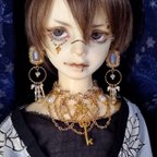 作品■ チョーカー Gold Chandelier■ SDGr～70cm級ドール Boyドールサイズ