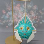 作品【 金魚ねぷた 】 空色 クリアケース 入り / ご当地 グッズ プレゼント にも