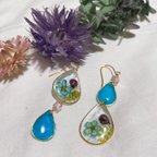 作品雫×花ピアス💐💧