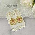 作品Sakurairo ゆらゆら　リングピアス