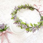 作品flower crown - lavender