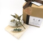 作品【 母の日ギフトBOX. 】Botanical. 布花ブローチとバレッタSet. (A) | 送料無料( 定形外郵便 ) |