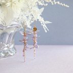 作品甘く優しい香りの藤の花 ピアス