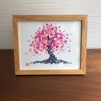 作品しだれ桜　【富士山絵手紙コンテスト大賞受賞作家による原画】