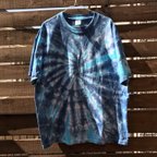 作品TIE DYE SPIRAL NAVY× TURQUOISE BLUE