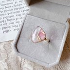作品Art stone -アートストーン－【Pink（ピンク）/ Ring】　＃１