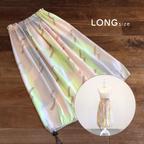作品skirt(LONG)：ポリエステル／Abstract ribbon