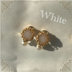 作品fee-2 earring White