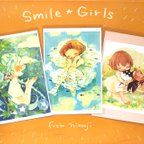 作品Smile girls　ポストカードセット（3枚）